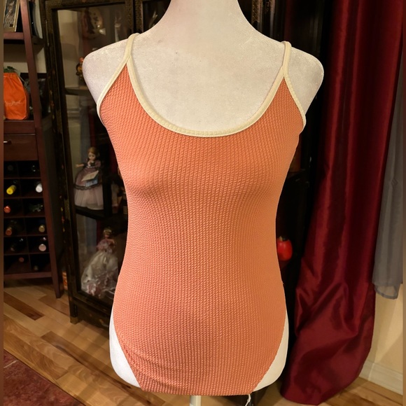 Boohoo PLC Denovo One Piece Two Tone Bathing Suit - Picture 1 of 4